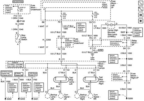 2005 chevy 2500 duramax tail light distribution box pin diagram|gmc tail light pinout diagram.